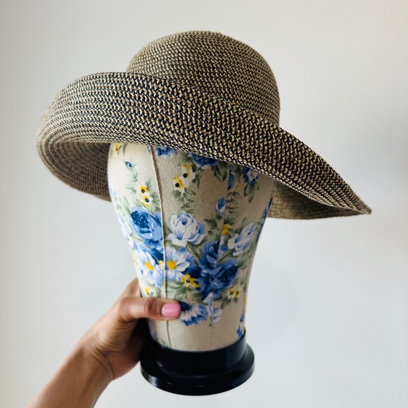 Summer Roll Up Brim Sun Hat By Betmar New York Millinery O/S - Picture 8 of 14
